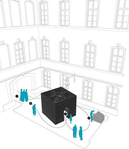 Dossier de presse | 2734-01 - Communiqué de presse | La Madeleine - Festival des Architectures Vives de Montpellier 2017 - Atelier Microméga - Évènement + Exposition - La madeleine - storyboard - Atelier Microméga - Crédit photo : ©Ateliermicromega