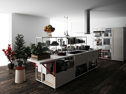 Press kit | 809-08 - Press release | Azure announces the finalists of the third Annual Az Awards - Azure Magazine - Competition - Meccanica Kitchenby Gabriele CentazzoDemode Engineered by Valcucine