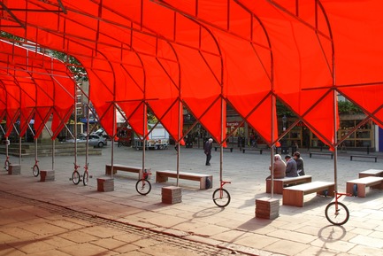 Press kit | 809-21 - Press release | AZURE Reveals the Winners of the 2017 AZ Awards - AZURE - Competition -  People’s Canopy, Various Locations<br> People’s Architecture Office, Beijing, China<br>Best Temporary &amp; Demonstration Architecture -&nbsp;2017 AZ Awards  - Photo credit: AZURE