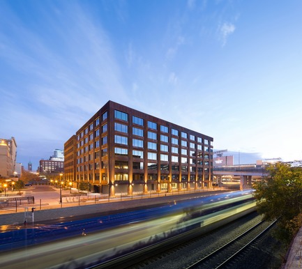 Press kit | 809-21 - Press release | AZURE Reveals the Winners of the 2017 AZ Awards - AZURE - Competition -   T3 Minneapolis, Minneapolis, U.S.<br>Michael Green Architecture, Vancouver, Canada<br>Environmental Leadership Award - 2017 AZ Awards   - Photo credit: AZURE