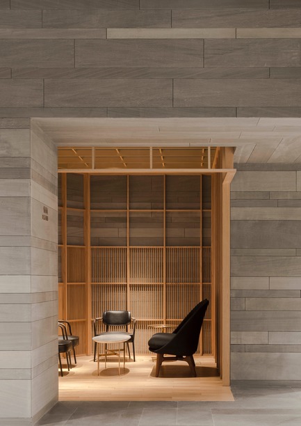 Dossier de presse | 1279-01 - Communiqué de presse | The HUB Performance and Exhibition Center - Neri&Hu Design and Research Office - Architecture commerciale - Lounge - Crédit photo : Dirk Weiblen
