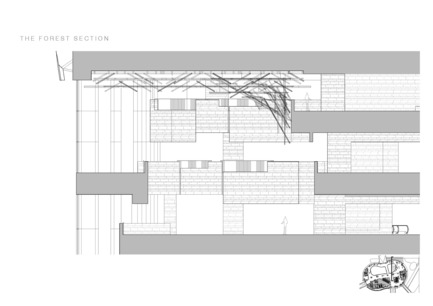 Dossier de presse | 1279-01 - Communiqué de presse | The HUB Performance and Exhibition Center - Neri&Hu Design and Research Office - Architecture commerciale - The Forest Section - Crédit photo : Neri&amp;Hu