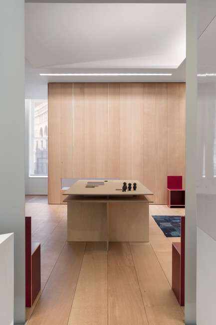 Dossier de presse | 2257-02 - Communiqué de presse | Photographer's Loft - Desai Chia Architecture PC - Design d’intérieur résidentiel - Library detail. - Crédit photo : Paul Warchol