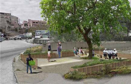 Dossier de presse | 1073-01 - Communiqué de presse | 10 Crisis Buster Grants and 7 Special Mentions / Universities Award announcement - Lisbon Architecture Triennale - Concours - Crisis Buster WinnersSouth Entrance – Bairro Alto da Cova da Moura