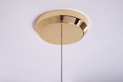 Press kit | 2351-01 - Press release | New Lighting Collection by ANONY - ANONY - Lighting Design - Ohm | Canopy | Polished Brass - Photo credit: Wendy Pham