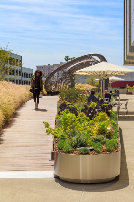 Dossier de presse | 2757-01 - Communiqué de presse | AHBE Landscape Architects Unveils Healing Gardens for Cedars-Sinai Medical Center - AHBE Landscape Architects - Architecture de paysage - Crédit photo : @heliphoto.net