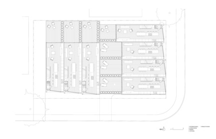 Press kit | 2045-03 - Press release | CORE Modern Homes - Batay-Csorba Architects - Residential Architecture - Second Floor Plan - Photo credit: Batay-Csorba Architects