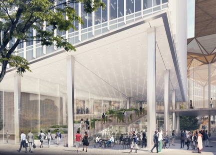 Dossier de presse | 2298-01 - Communiqué de presse | The Monroe Blocks, a Major Mixed-Use Development in the Heart of Downtown Detroit - Schmidt Hammer Lassen Architects - Design urbain - SHL_Detroit Monroe Blocks_Stair - Crédit photo : Schmidt Hammer Lassen Architects