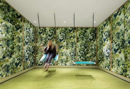Dossier de presse | 1303-04 - Communiqué de presse | La transformation de l’hôtel Fairmont Le Reine Elizabeth, vue par ses concepteurs - Sid Lee Architecture - Design d’intérieur commercial -   LA SALLE SWING - SALLE DE RÉUNION  - Crédit photo : STÉPHANE BRUGGER