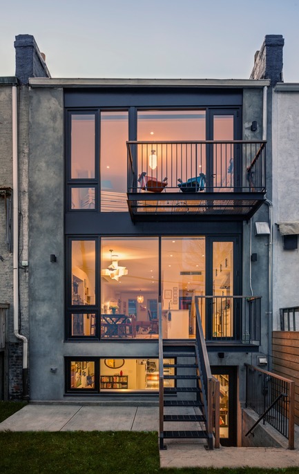 Dossier de presse | 2875-01 - Communiqué de presse | House for Booklovers and Cats - Barker Architecture Office - Design d’intérieur résidentiel - Crédit photo : Francis Dzikowski/OTTO