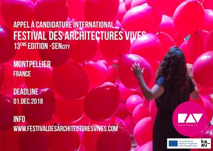 Dossier de presse | 982-38 - Communiqué de presse | Appel à candidatures - FAV 2018 - Association Champ Libre - Festival des Architectures Vives (FAV) - Concours - Appel à candidatures - FAV 2018 - Crédit photo : (c)festivaldesarchitecturesvives/photoarchitecture.com