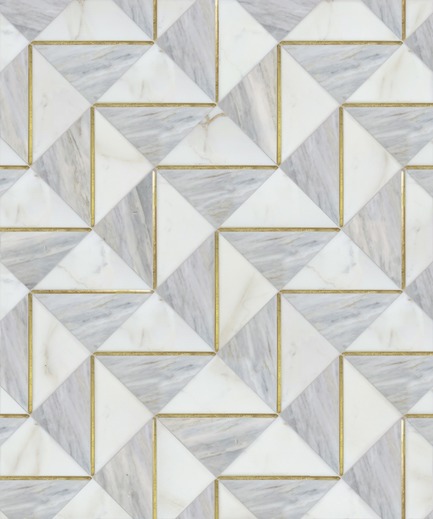 Press kit | 1650-02 - Press release | Launch of the Dominion Quick-Ship   Collection by Mosaïque Surface - Mosaïque Surface - Residential Interior Design - LUDLOW BLUE, DOMINION QUICK-SHIP COLLECTION - Photo credit: Mosaïque Surface