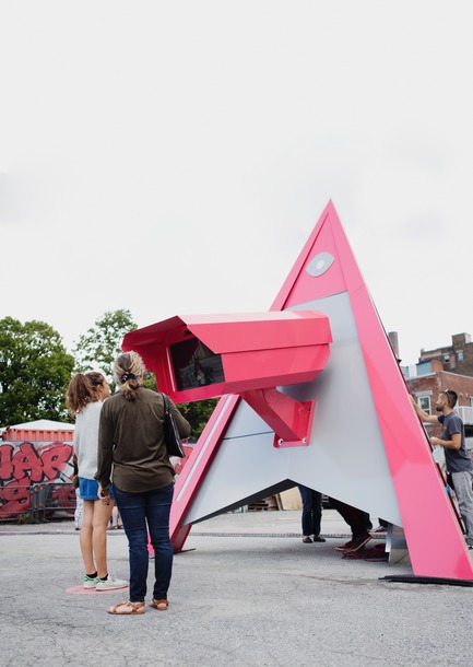 Press kit | 583-18 - Press release | KM3:A New Public Art Event in the Quartier des Spectacles - Quartier des spectacles Partnership - Event + Exhibition -  Ensemble ensemble, The Compassion Machine  - Photo credit:  Cindy Boyce 