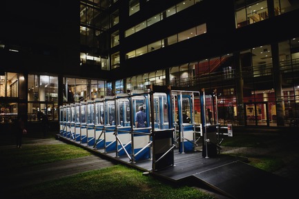 Press kit | 583-18 - Press release | KM3:A New Public Art Event in the Quartier des Spectacles - Quartier des spectacles Partnership - Event + Exhibition -  Michel de Broin - Seuils  - Photo credit: Cindy Boyce