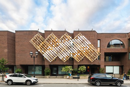 Press kit | 583-18 - Press release | KM3:A New Public Art Event in the Quartier des Spectacles - Quartier des spectacles Partnership - Event + Exhibition -  UQAM, Stéphane Pratte, Anouk Bergeron, Krin Vouillamoz - Formations - Transformations - Photo credit: Ulysse Lemerise_OSA Images