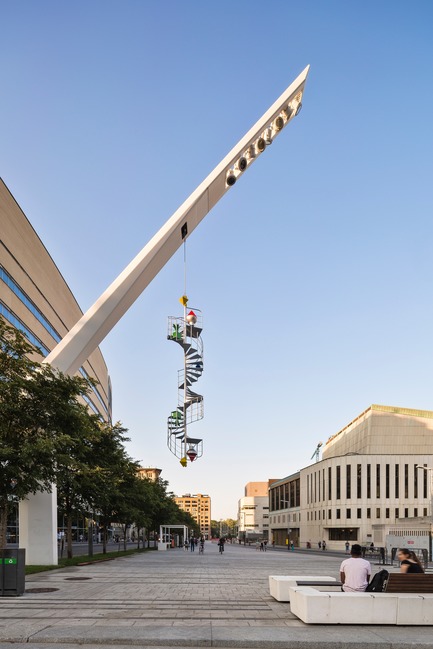 Press kit | 583-18 - Press release | KM3:A New Public Art Event in the Quartier des Spectacles - Quartier des spectacles Partnership - Event + Exhibition -  Patrick Bérubé - Our DNA - Photo credit: Ulysse Lemerise_OSA Images