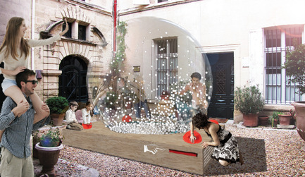 Press kit | 982-05 - Press release | Festival des architectures vives 2013 - Association Champ Libre - Festival des Architectures Vives (FAV) - Event + Exhibition - Photo credit:  - Marion Lacroix, Stefano Cerolini, Amalia Gutierrez, Minh Nguyen, Damiano Carminati - Toulouse, France