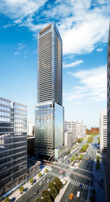 Dossier de presse | 2066-08 - Communiqué de presse | II BY IV DESIGN Wins Overall Winner of the Year at the 16th Annual ABB LEAF Awards - II BY IV DESIGN - Concours - The Residences of 488 University Avenue&nbsp; - Crédit photo : Norm Li Architectural Graphics