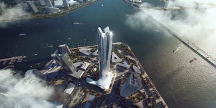 Press kit | 1968-07 - Press release | Winners of the 2017 Architecture MasterPrize Announced (formerly AAP) - Architecture MasterPrize - Commercial Architecture - Architectural Design Of The Year: Hengqin International Financial Center by Aedas - Photo credit: Aedas Limited<br>