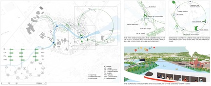 Dossier de presse | 2647-02 - Communiqué de presse | Concours international d’idéesRêvons nos rivières : trois lauréats au concours pour quatre rivières - Ville de Québec - Design urbain - Troisième prix -&nbsp;Zone 1 St Charles River - Crédit photo :  L’équipe JOO HYUNG OH