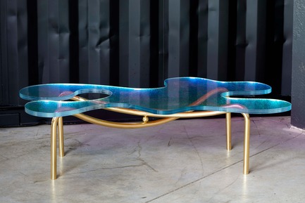 Press kit | 3029-01 - Press release | Designer Troy Smith Embodies the Spirit of Autotelic Art - Troy Smith Designs - Product - Picasso Coffee Table - Photo credit: Troy Smith