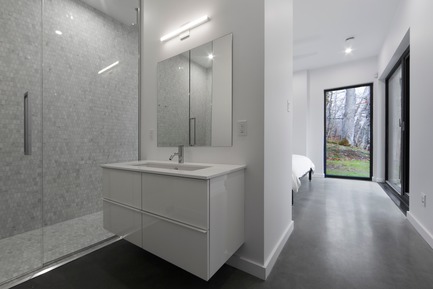 Dossier de presse | 1678-02 - Communiqué de presse | Chalet des Bécassines - Atelier BOOM-TOWN - Architecture résidentielle - Crédit photo : Steve Montpetit