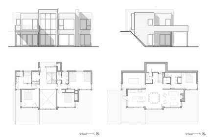 Dossier de presse | 1678-02 - Communiqué de presse | Chalet des Bécassines - Atelier BOOM-TOWN - Architecture résidentielle -  Plans et élévations  - Crédit photo : Atelier BOOM-TOWN