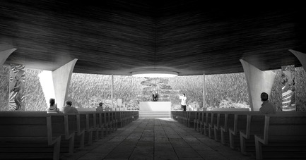 Press kit | 3036-01 - Press release | Our Lady of The Fields - Stanislas Chaillou - Institutional Architecture - View on the Main Altar - Photo credit: Stanislas Chaillou