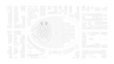 Press kit | 3036-01 - Press release | Our Lady of The Fields - Stanislas Chaillou - Institutional Architecture - Site Plan - Photo credit: Stanislas Chaillou
