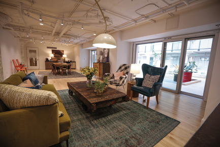 Press kit | 2073-11 - Press release | Sears Department Store that Sat Derelict for Decades Is Reborn as Mixed-Use 'Vertical Village' - DIALOG - Commercial Architecture - Parcel Residences at Crosstown Concourse - Photo credit: Jamie Harmon
