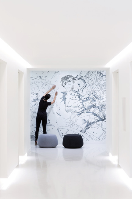 Press kit | 2073-10 - Press release | DIALOG Designs ‘CapCalm’, a Zen Office Space for Capcom’s Vancouver Head Quarters - DIALOG - Commercial Interior Design - Capcom Vancouver. Design by DIALOG.&nbsp; - Photo credit: Ema Peter Photography