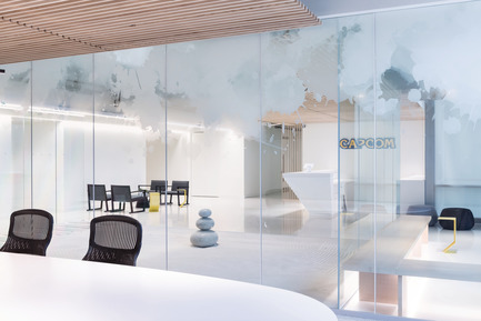 Press kit | 2073-10 - Press release | DIALOG Designs ‘CapCalm’, a Zen Office Space for Capcom’s Vancouver Head Quarters - DIALOG - Commercial Interior Design - Capcom Vancouver HQ's Zen Garden. Design by DIALOG.&nbsp; - Photo credit: Ema Peter Photography