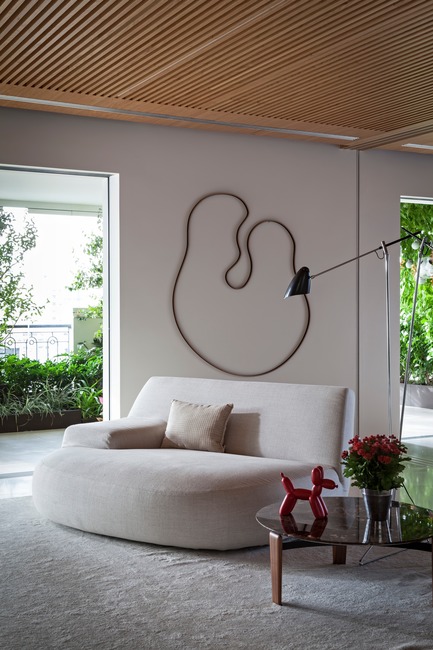 Dossier de presse | 3039-01 - Communiqué de presse | AQHApartment - Coletivo Arquitetos - Design d’intérieur résidentiel - Living Room - Crédit photo : RuiTeixeira 