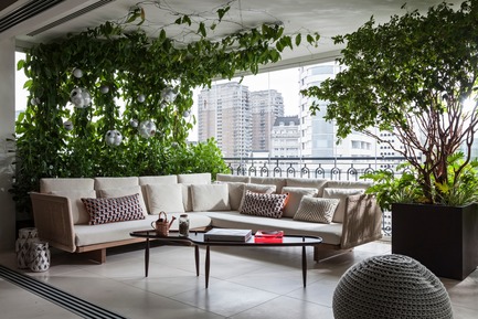 Dossier de presse | 3039-01 - Communiqué de presse | AQHApartment - Coletivo Arquitetos - Design d’intérieur résidentiel - Terrace  - Crédit photo : RuiTeixeira 
