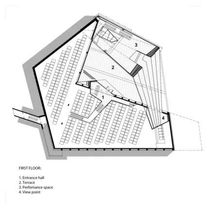 Press kit | 2873-01 - Press release | Wine and Brandy Distillery Museum & Warehouse for Alliance-1892 - TOTEMENT/PAPER - Commercial Architecture - Wine and Brandy Distillery Museum &amp; Warehouse. First floor - Photo credit: TOTEMENT/PAPER&nbsp;