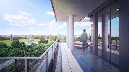 Dossier de presse | 3070-01 - Communiqué de presse | DevMcGill et TGTA remportent un prestigieux Prix INOVA décerné par l’IDU pour leur projet Le Castelnau - DevMcGill - Architecture résidentielle - Penthouse - Crédit photo : DevMcGill