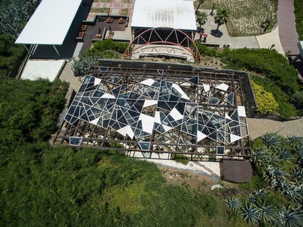 Dossier de presse | 3092-01 - Communiqué de presse | Cactus Park in Taiwan Draws Architectural Inspiration from Prickly Succulents - CCL Architects & Planners - Architecture de paysage - Serre basaltique - Crédit photo : CCL Architects &amp; Planners
