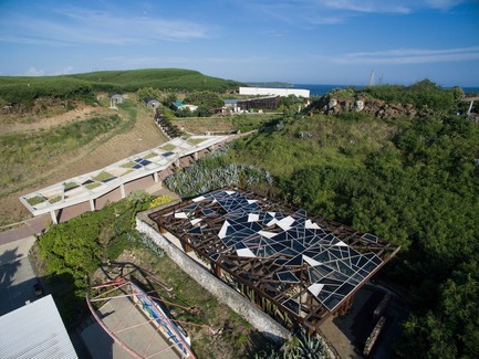 Dossier de presse | 3092-01 - Communiqué de presse | Cactus Park in Taiwan Draws Architectural Inspiration from Prickly Succulents - CCL Architects & Planners - Architecture de paysage - Serre basaltique - Crédit photo : CCL Architects &amp; Planners