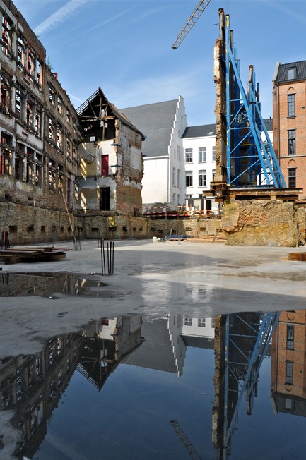 Press kit | 2779-01 - Press release | Lorette Convent - Apartments Drabstraat - dmvA - Urban Design - Lorette site before construction&nbsp; - Photo credit: Mick Couwenbergh