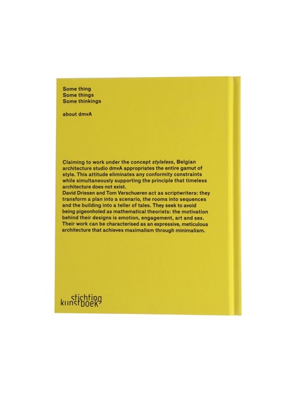 Press kit | 2779-01 - Press release | Lorette Convent - Apartments Drabstraat - dmvA - Urban Design - Cover Some Thing Some Things some thinkings about dmvA - Photo credit: dmvA