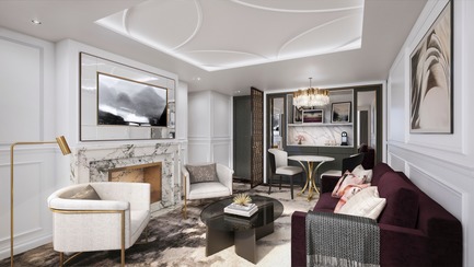 Dossier de presse | 2066-09 - Communiqué de presse | Business As [Un]usual - II BY IV DESIGN - Design d’intérieur résidentiel - Crystal Bach (Rivership) Crystal Suite - Crédit photo : Norm Li