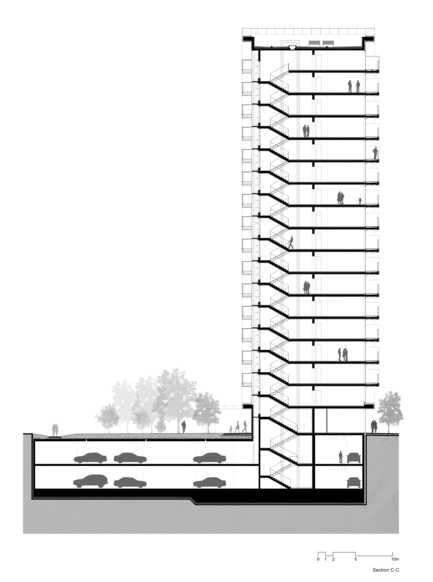 Dossier de presse | 3045-01 - Communiqué de presse | A3 - Advanced Architecture Apartments - STARH - Architecture résidentielle - Crédit photo : STARH