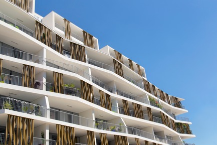 Dossier de presse | 921-11 - Communiqué de presse | Projet de 87 logements «Lez-in-Art» dans la ZAC Rive Gauche (SERM) de Montpellier - France - NBJ architectes - Architecture résidentielle - Crédit photo : &nbsp;©photoarchitecture.com