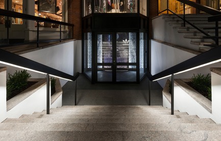 Press kit | 1303-02 - Press release | adidas x CNCPTS, The Sanctuary - Sid Lee and Sid Lee Architecture, in collaboration with adidas US & Concepts - Commercial Interior Design - adidas x CNCPTS, The Sanctuary, entrance - Photo credit: Maxime Brouillet