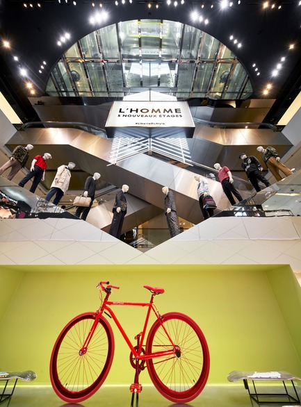 Dossier de presse | 3069-01 - Communiqué de presse | Printemps Haussmann Verticalité - UUfie - Architecture commerciale - View from lower void&nbsp; - Crédit photo : Michel Denance