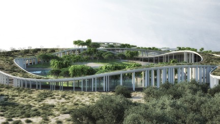 Dossier de presse | 3053-01 - Communiqué de presse | Tetusa Oasis Resort - ENOTA - Architecture commerciale - Perspective view 02 - Crédit photo : ENOTA