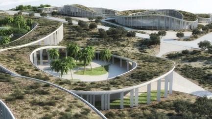 Dossier de presse | 3053-01 - Communiqué de presse | Tetusa Oasis Resort - ENOTA - Architecture commerciale - Perspective view 05 - Crédit photo : ENOTA