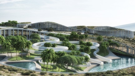 Dossier de presse | 3053-01 - Communiqué de presse | Tetusa Oasis Resort - ENOTA - Architecture commerciale - Perspective view 08 - Crédit photo : ENOTA