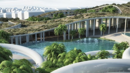Dossier de presse | 3053-01 - Communiqué de presse | Tetusa Oasis Resort - ENOTA - Architecture commerciale - Perspective view 09 - Crédit photo : ENOTA