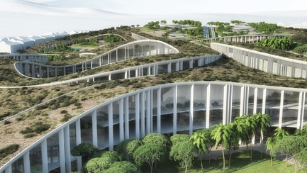 Dossier de presse | 3053-01 - Communiqué de presse | Tetusa Oasis Resort - ENOTA - Architecture commerciale - Perspective view 10 - Crédit photo : ENOTA